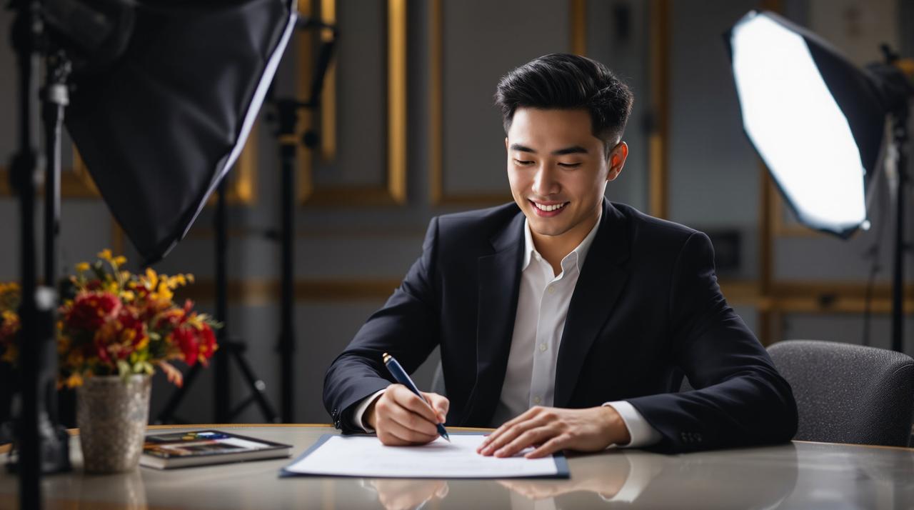 新生代演员苏晨正式签约吃瓜视频,开启全新艺术征程